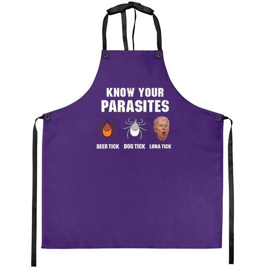 Know Your Parasites Anti Joe Biden Apron