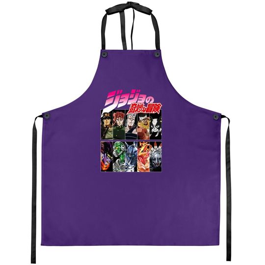 Jojo's Bizarre Adventure Summer Cool Short Sleeve Classic Tt Apron