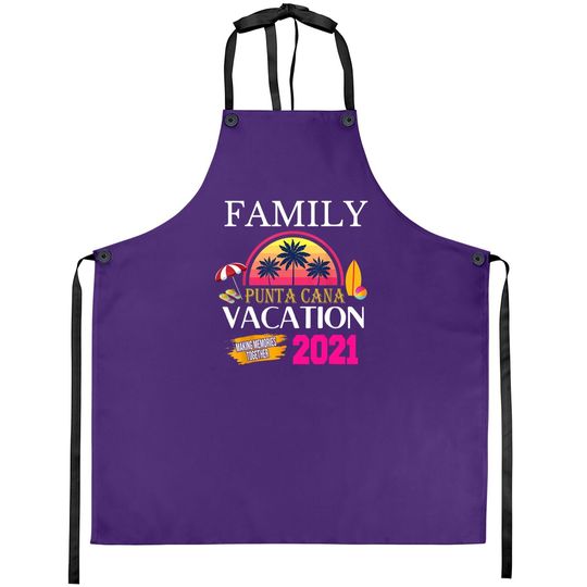 Punta Cana Family Vacation Matching Dominican Republic Apron
