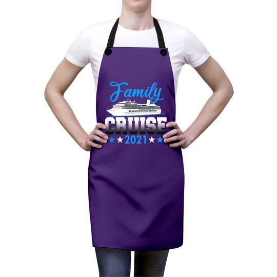 Family Cruise Matching Vacation Apron