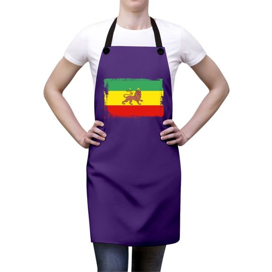 Ethiopia Flag Lion Of Judah Apron