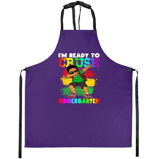 Boy Dabbing I'm Ready To Crush Kindergarten Back To School Apron