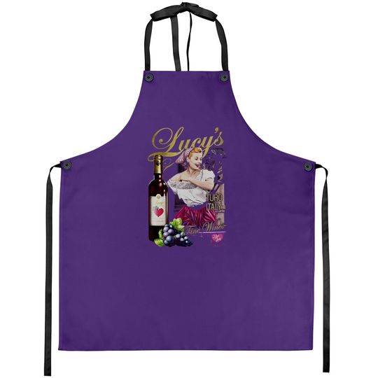 I Love Lucy 50's Tv Series Bitter Grapes Adult Apron