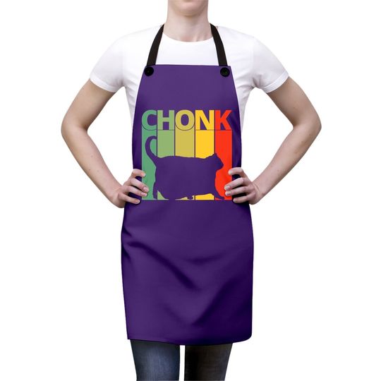 Chonk Cat Meme Apron | Funny Chonk Big Chungus Apron