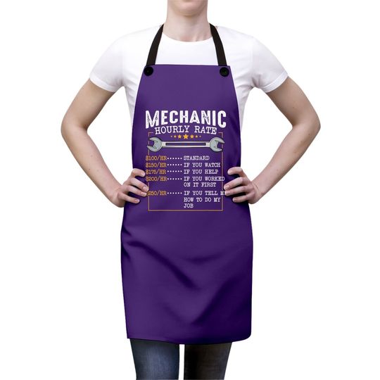 Mechanic Hourly Rate Labor Rates Co-workers Apron