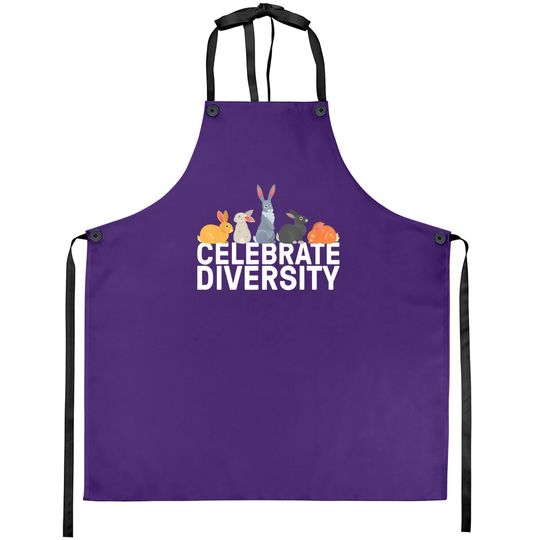 Rabbit Bunny Gift Celebrate Diversity Apron