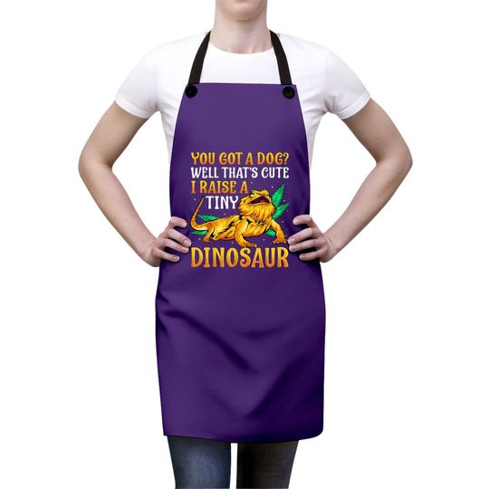 The Bearded Dragon Apron Pet Reptile Lizard Lover Gifts Apron