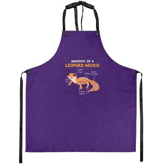 The Anatomy Of A Leopard Gecko Mom Reptile Dad Apron