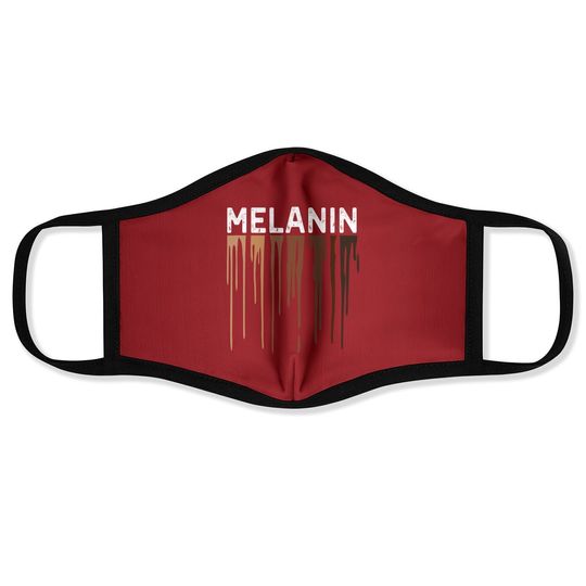 Drippin Melanin Face Mask For Pride Face Mask