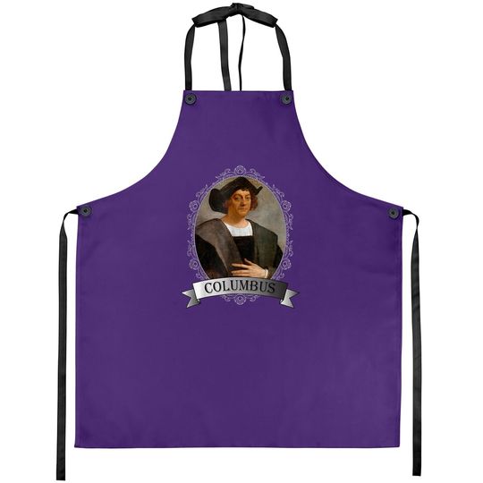 Christopher Columbus - Columbus Day Apron