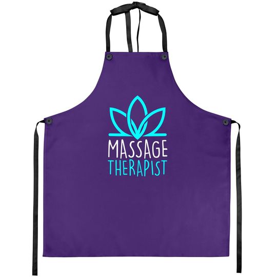 Massage Therapist Gift Blooming Flower Massage Therapy Apron