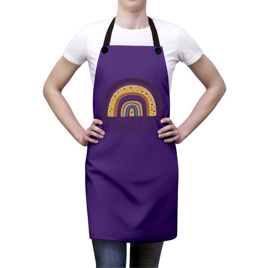 Speech Language Pathologist Rainbow Speech Therapy Apron