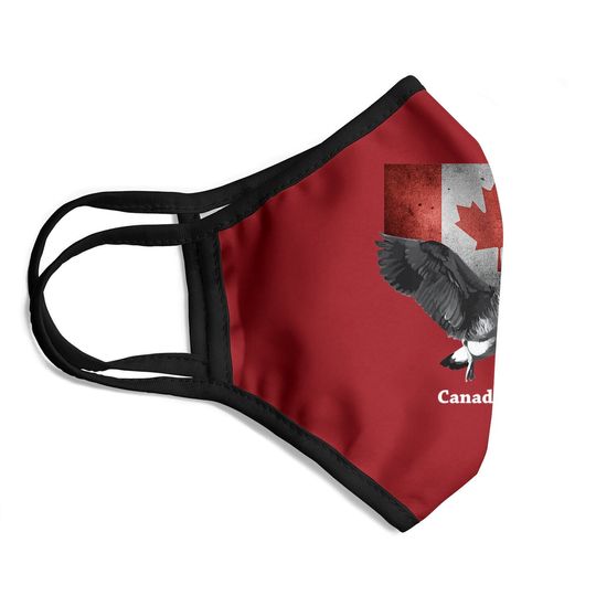 Proud Canadian Flag Canada Goose Face Mask