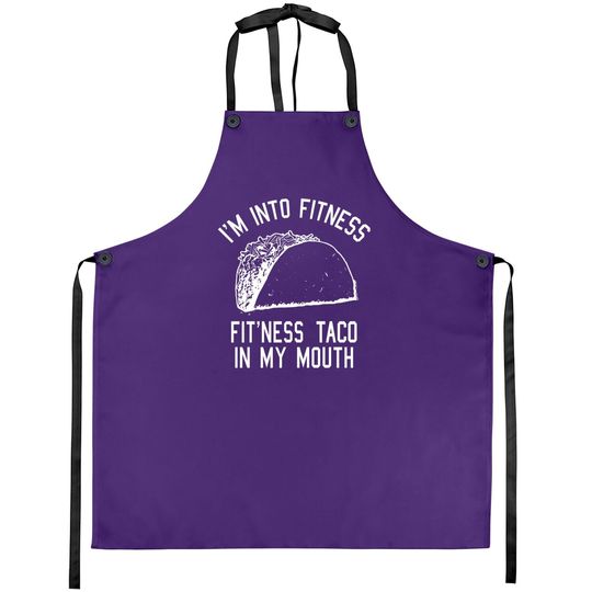 Fitness Taco Funny Apron