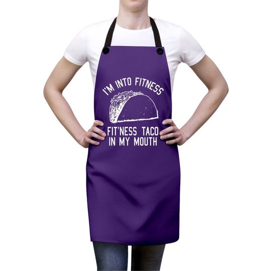 Fitness Taco Funny Apron