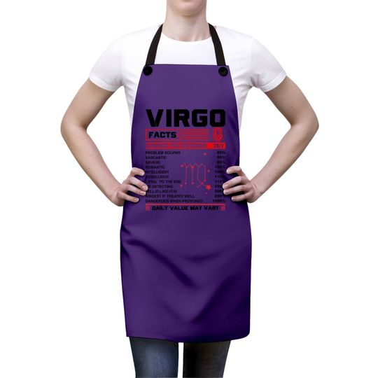 Birthday Virgo Facts Apron