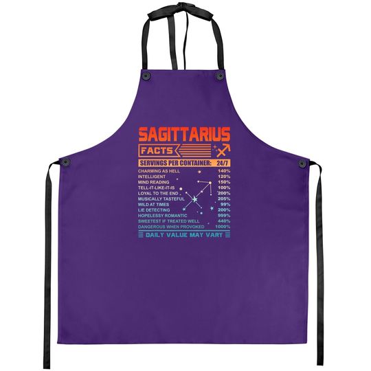 Birthday Sagittarius Facts Apron