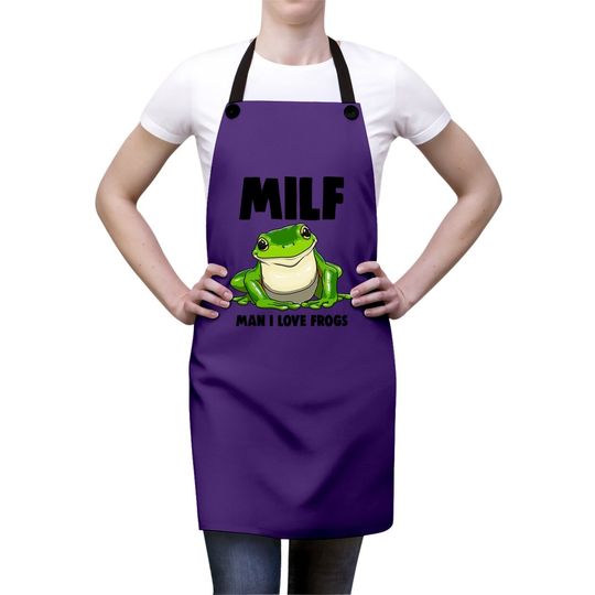 I Love Frogs Apron Frog Love Apron