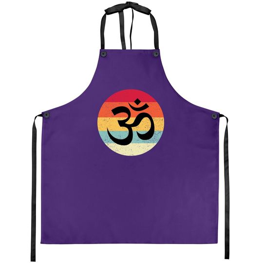 Om Symbol Aum Ohm Hindu Zen Tantra Yoga Day Namaste Gift Apron