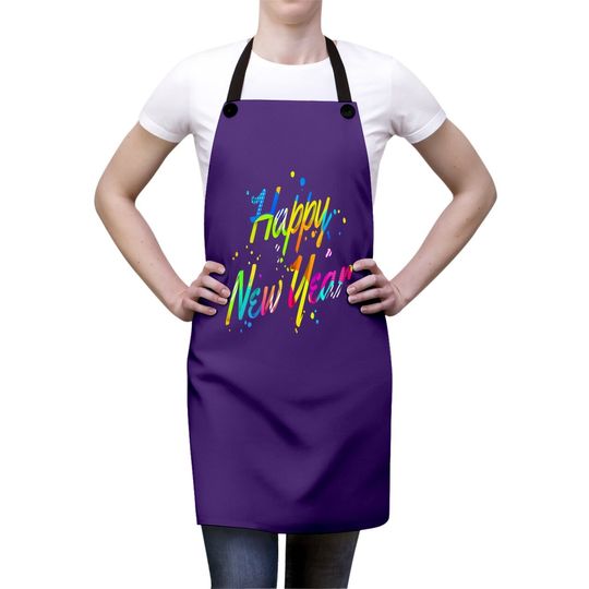 Happy New Year Apron 2022 New Years Eve Apron