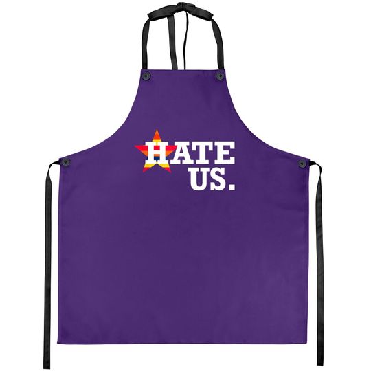 Hate Us Houston Baseball Proud Fan Graphic Apron