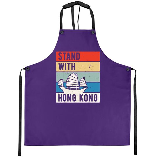 Stand With Hong Kong No China Extradition Protest Apron