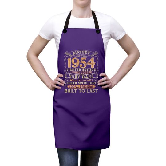Vintage 65 Years Old August 1954 Apron