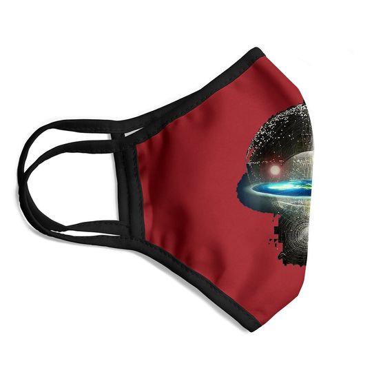 Flat Earth Face Mask