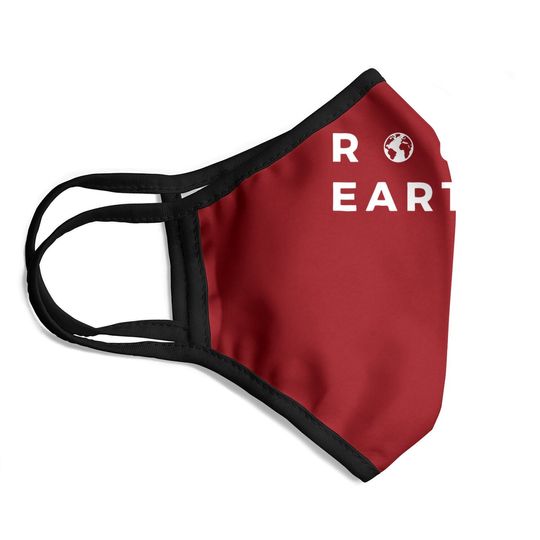 Round Earther Face Mask Anti Flat Earth The Earth Is Round