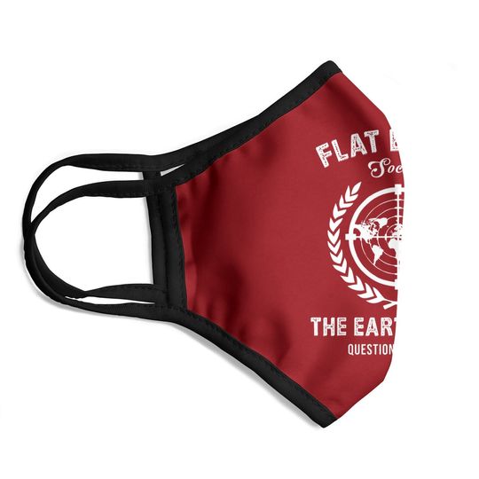 Flat Earth Face Mask