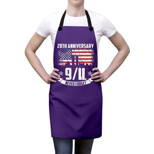 Patriot Day 2021 Never Forget 9-11 20th Anniversary Apron