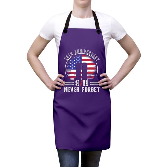 Patriot Day 2021 Never Forget 9-11 20th Anniversary Apron