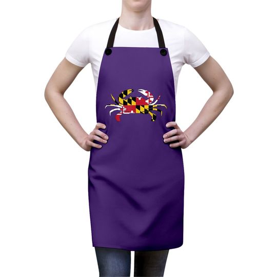 Maryland Crab State Pride Flag Apron