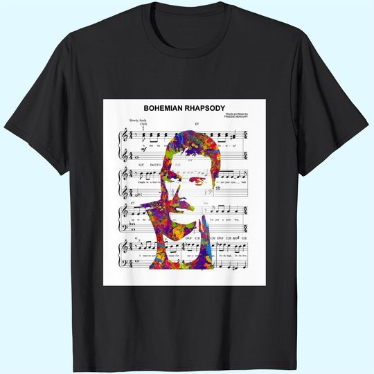 Freddie Mercury Music T-Shirts
