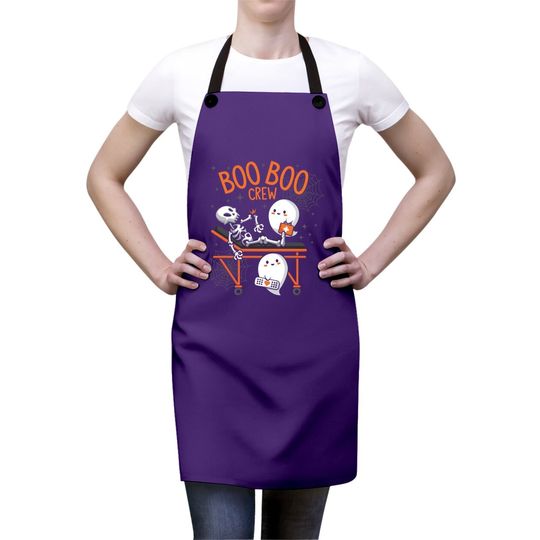 Boo Boo Crew Ghost Doctor Paramedic Apron