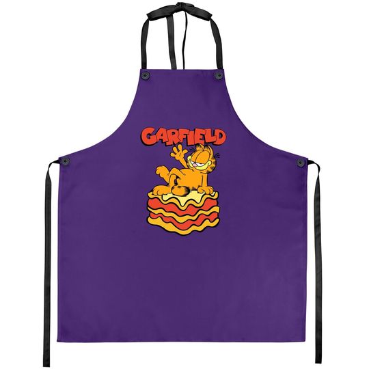 Lasagna Slice Garfield Pose Apron