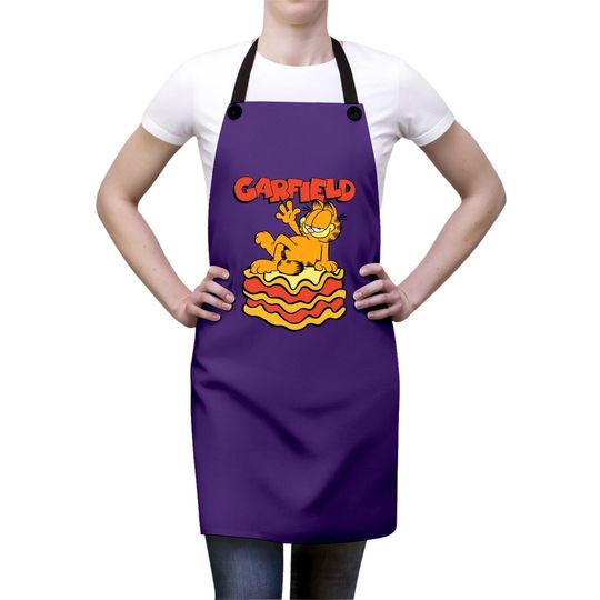 Lasagna Slice Garfield Pose Apron