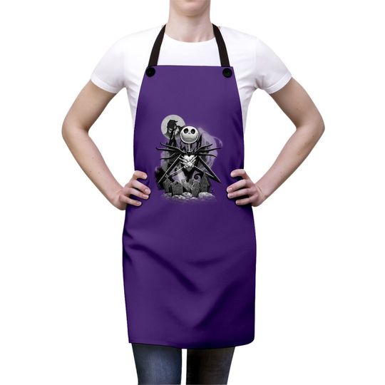 Nightmare Before Christmas Jack Night Scene Apron