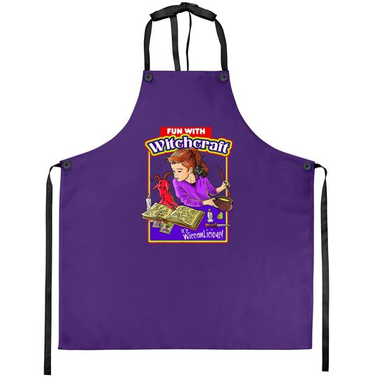 Witchcraft Wiccan-licious! Necronomicon Apron