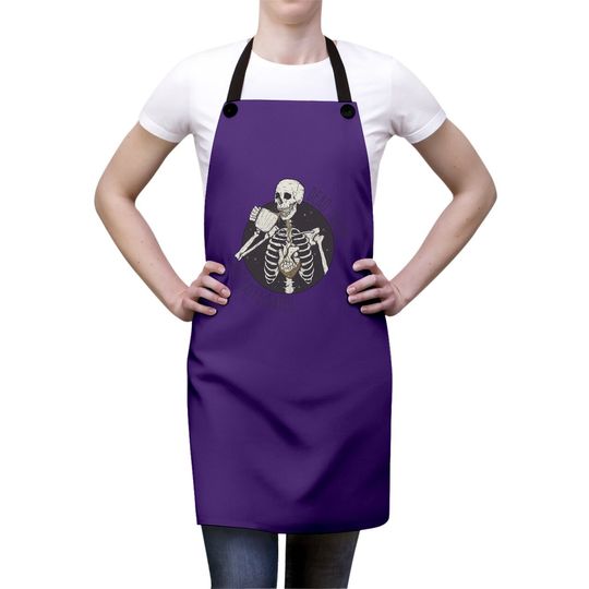 Dead Inside But Caffeinated Apron