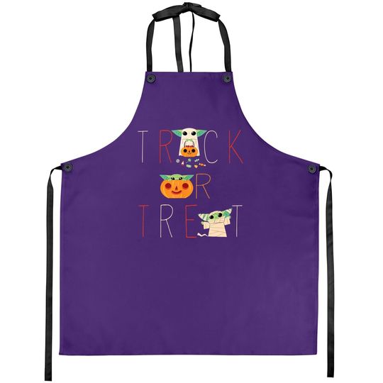 The Mandalorian Grogu Trick Or Treat Halloween Apron