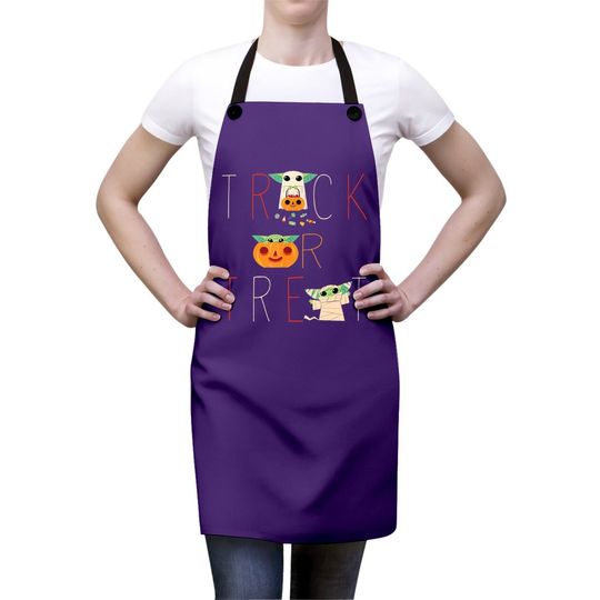 The Mandalorian Grogu Trick Or Treat Halloween Apron