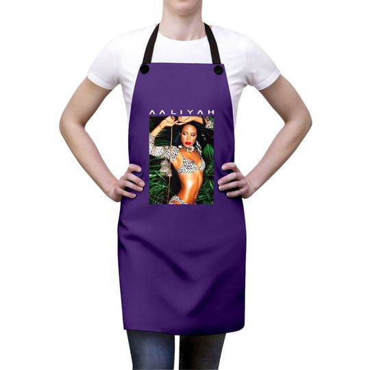 Aaliyah Animal Print Aaliyah Photo Apron
