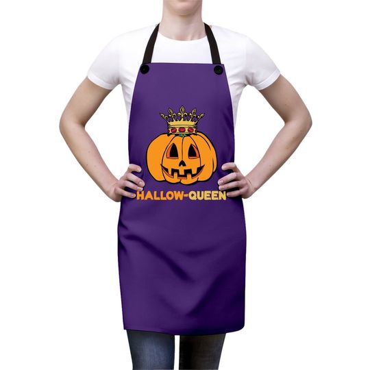 Funny Hallow Queen Costume For Halloween Party Lovers Apron