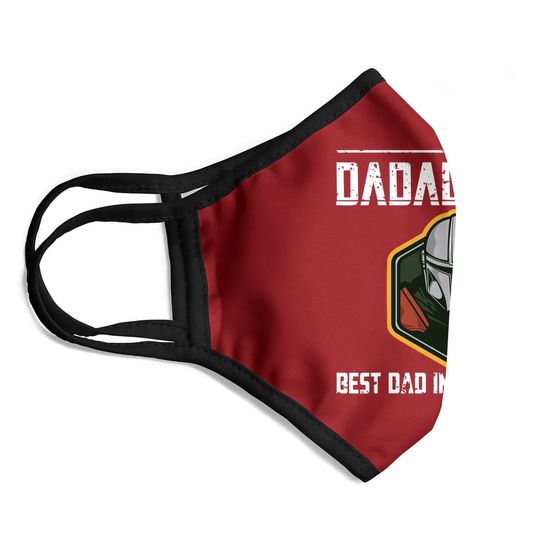 Retro The Dadalorian Graphic Father's Day Face Mask Vintage Best Face Mask