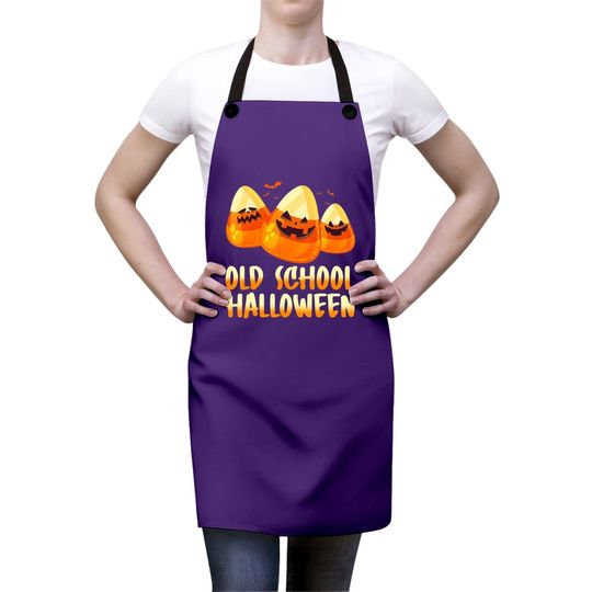 Old School Halloween Candy Corn Apron
