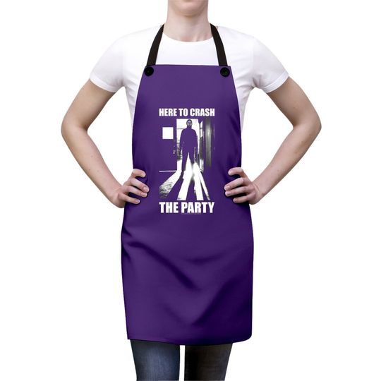 Halloween Michael Myers Here To Crash The Party Apron