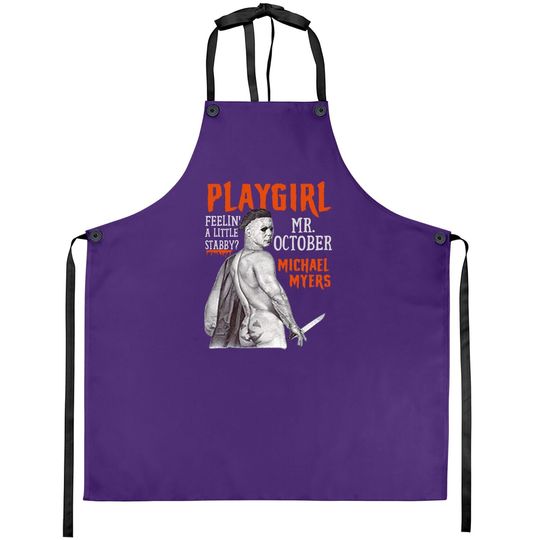 Qbily Halloween Michael Myers Scary Characters Apron