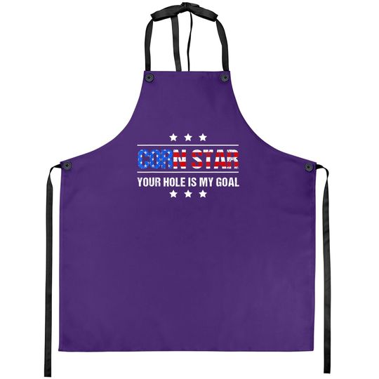 Corn Star Your Hole Is My Goal Cornhole Apron