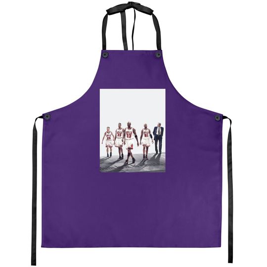 The Last Dance Apron Michael Jordan Scottie Pippen Dennis Rodman Apron